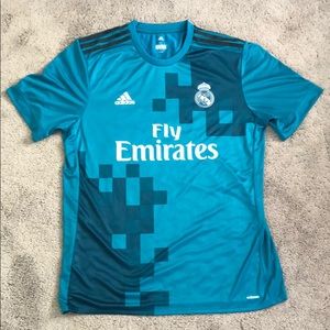 Real Madrid Blue Away Adidas Jersey